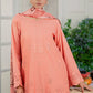 SAFWA FLORAL 3PC Dhanak Embroidered Shirt With Digital Printed Shawl-2003