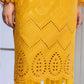 SAFWA FLORAL 3PC Dhanak Embroidered Shirt With Digital Printed Shawl-2004