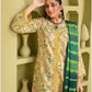 CREATION KHADDAR 3PC WITH KHADDAR PRINTED SHIRT & TROUSER-901